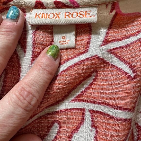 Knox Rose tiered floral print dress with v neck and corset details - Picture 3 of 14